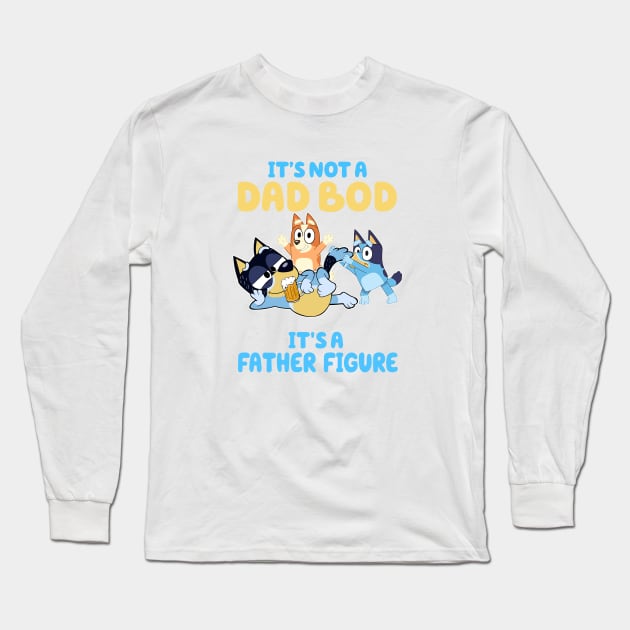 Bluey Top Favorite Character Cartoon Long Sleeve T-Shirt by Justine Nolanz